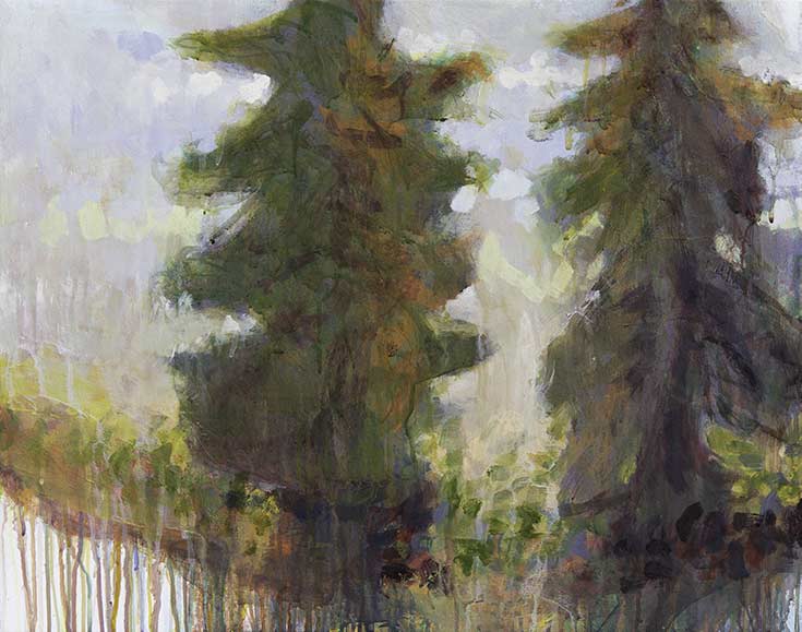 Nr. 2023-04, Morgenlicht, 2023, Öl auf Leinwand, 55 x 70 cm