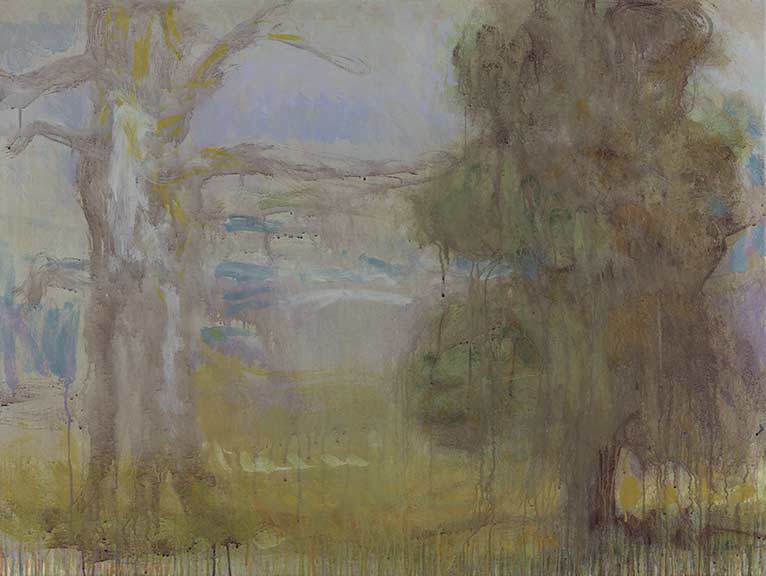 Nr. 2023-01, Alte Eiche, 2023, Öl auf Leinwand, 90 x 120 cm